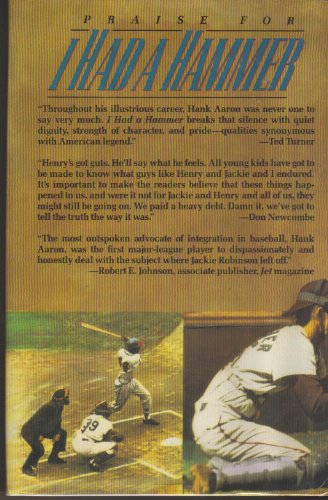 I Had a Hammer The Hank Aaron Story N/A 9780060163211 Front Cover