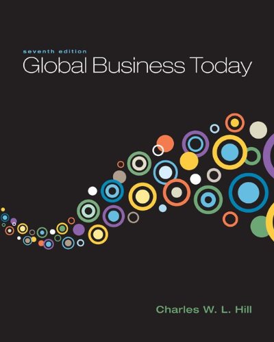 Global Business Today  7th 2011 9780078137211 Front Cover