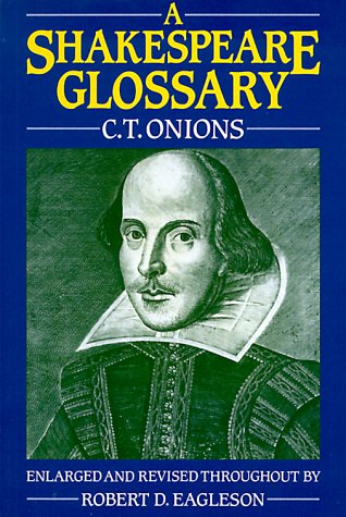 Shakespeare Glossary  3rd 1986 9780198125211 Front Cover