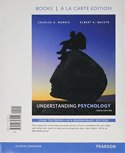 Understanding Psychology, Books a la Carte Edition  10th 2013 9780205847211 Front Cover