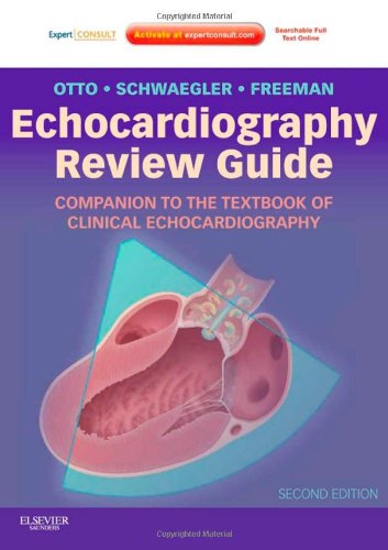 Echocardiography Review Guide Companion to the Textbook of Clinical Echocardiography 2nd 2011 9781437720211 Front Cover