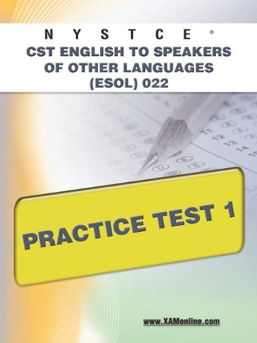 NYSTCE CST English to Speakers of Other Languages (ESOL) 022 Practice Test 1  N/A 9781607873211 Front Cover