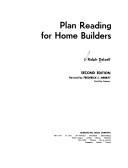 Plan Reading for Home Builders  2nd 1972 9780070152212 Front Cover