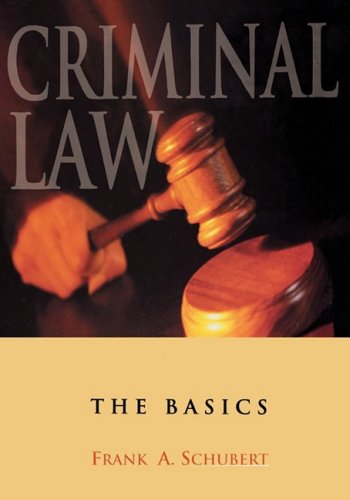 Criminal Law The Basics N/A 9780195330212 Front Cover