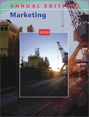 Annual Editions Marketing 03/04 25th 2003 9780072838213 Front Cover