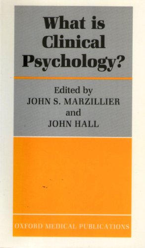 What Is Clinical Psychology?   1987 9780192615213 Front Cover