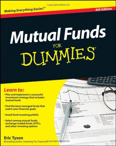 Mutual Funds for Dummies  6th 2010 9780470623213 Front Cover