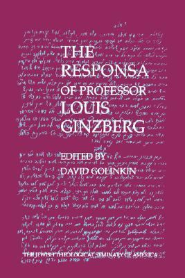 Responsa of Professor Louis Ginzberg N/A 9789654560214 Front Cover