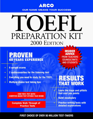 TOEFL Preparation Kit, 2000 2000th 1999 9780028632216 Front Cover