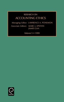 Research on Accounting Ethics   1999 9780762305216 Front Cover