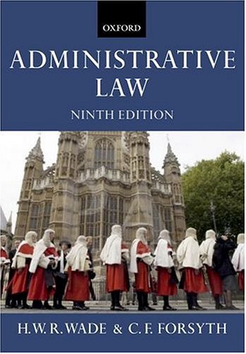 Administrative Law  9th 2004 (Revised) 9780199270217 Front Cover