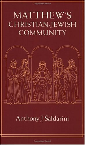 Matthew's Christian-Jewish Community   1994 9780226734217 Front Cover