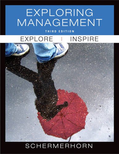 Exploring Management  3rd 2012 9780470878217 Front Cover