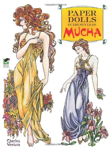 Paper Dolls in the Style of Mucha  N/A 9780486479217 Front Cover