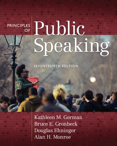 Principles of Public Speaking: Myspeechlab Student Access Code Card 17th 2009 9780205653218 Front Cover
