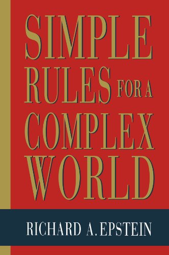 Simple Rules for a Complex World   1995 9780674808218 Front Cover