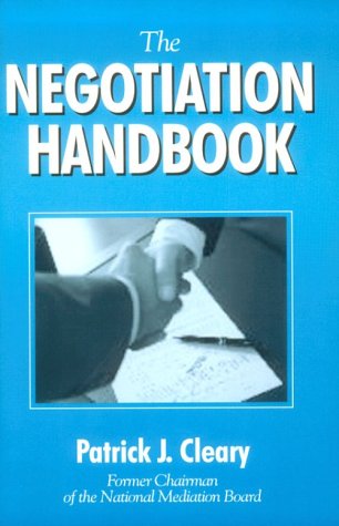Negotiation Handbook   2001 9780765607218 Front Cover