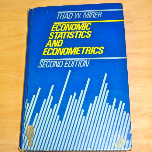 Economic Statistics and Econometrics 2nd 1988 9780023818219 Front Cover