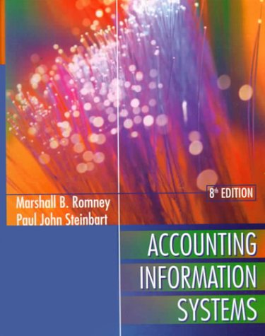Accounting Information Systems  8th 2000 9780201357219 Front Cover