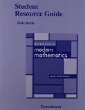 Student Resource Guide for Excursions in Modern Mathematics  8th 2014 9780321837219 Front Cover