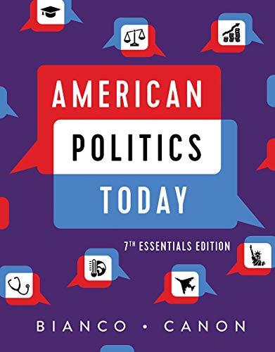 American Politics Today  7th 9780393539219 Front Cover