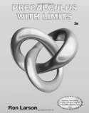 Student Study and Solutions Manual for Larson's Precalculus with Limits, 3rd  3rd 2014 9781133947219 Front Cover