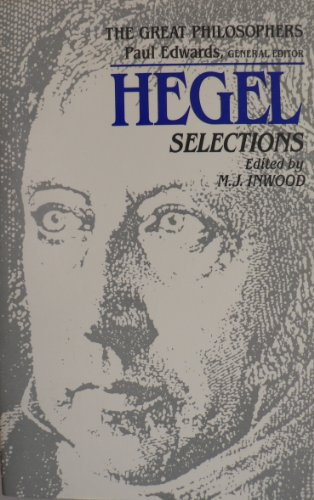 Hegel Selections   1989 9780023597220 Front Cover