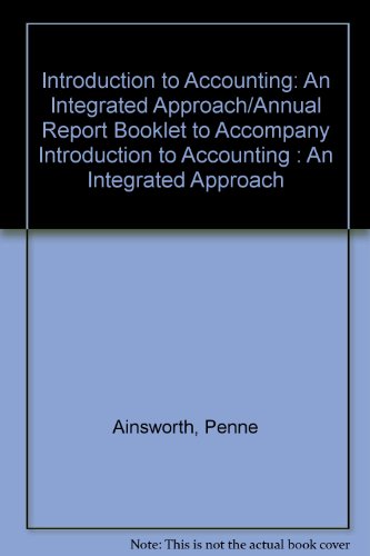 INTRO.TO ACCT.-CH.1-25-TXT+ANN 1st 9780256234220 Front Cover