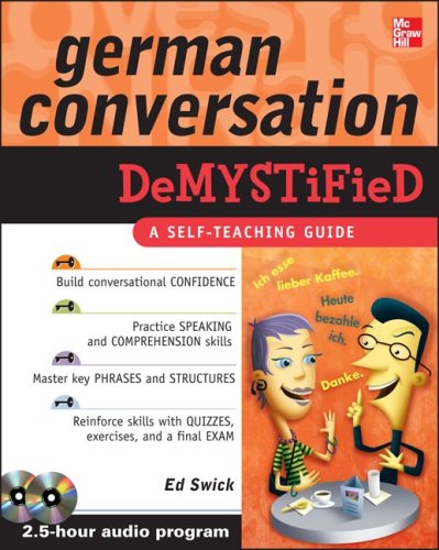 German Conversation Demystified with Two Audio CDs   2010 9780071627221 Front Cover