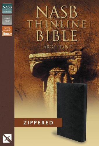 Nasb Thinline Bible - Zippered  Large Type  9780310421221 Front Cover