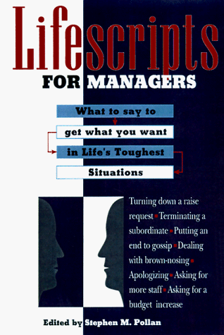 Lifescripts for Managers   1999 9780028626222 Front Cover