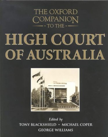 Oxford Companion to the High Court of Australia   2002 (Supplement) 9780195540222 Front Cover