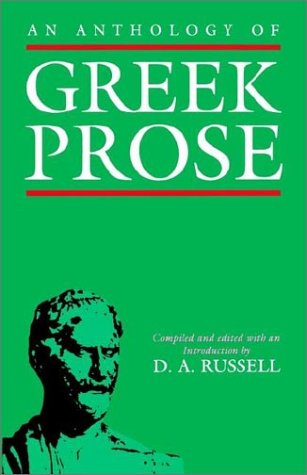 Anthology of Greek Prose   1991 9780198721222 Front Cover