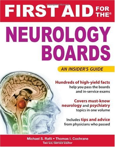 First Aid for the Neurology Boards   2010 9780071496223 Front Cover