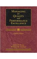 Managing for Quality and Performance Excellence (Book Only)  8th 2011 9780324783223 Front Cover
