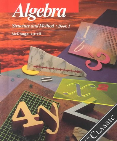 Algebra Structure and Method  2000 (Student Manual, Study Guide, etc.) 9780395977224 Front Cover