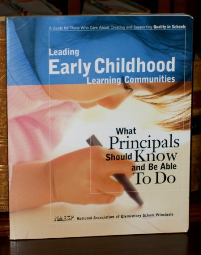 LEADING EARLY CHILDHOOD LEARN COMMUNIT. N/A 9780939327225 Front Cover