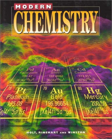Modern Chemistry 1st 9780030511226 Front Cover