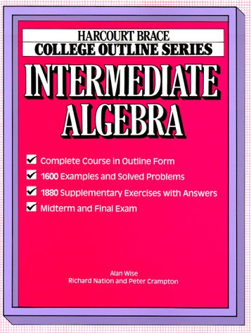Intermediate Algebra  N/A 9780156015226 Front Cover