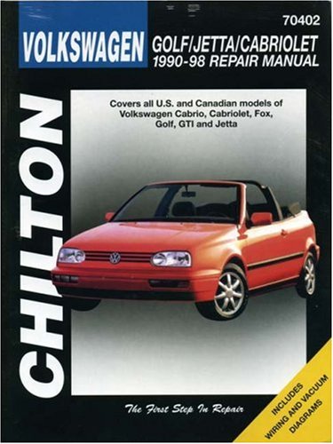 CH Volkswagen Golf Jetta Cabriol 1990-98   2000 9780801991226 Front Cover