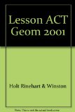 Geometry Lesson Activities N/A 9780030543227 Front Cover
