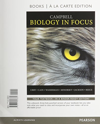 Campbell Biology in Focus, Books a la Carte Edition and Modified MasteringBiology with Pearson EText -- ValuePack Access Card Package   2014 9780321955227 Front Cover
