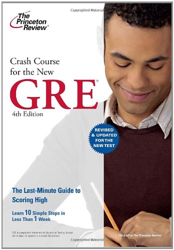 Crash Course for the New GRE  4th 9780375428227 Front Cover