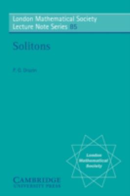 Solitons   1983 9780521274227 Front Cover
