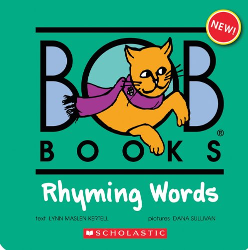 Bob Books - Rhyming Words Box Set Phonics, Ages 4 and up, Kindergarten, Flashcards (Stage 1: Starting to Read)  N/A 9780545513227 Front Cover