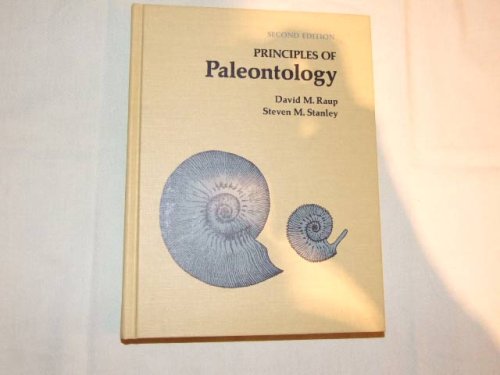 Principles of Paleontology Second Edition 2nd 1978 9780716700227 Front Cover