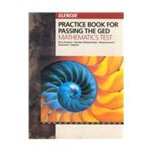 Practice Book for Passing the Ged Mathematics Test:  1994 9780028020228 Front Cover