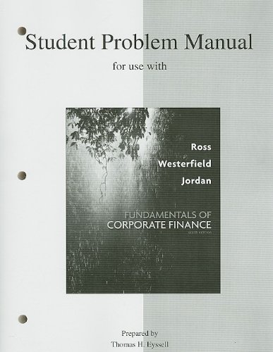 Fundamentals of Corporate Finance  9th 2010 9780077246228 Front Cover
