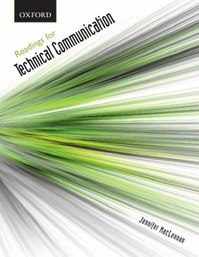 Readings for Technical Communication   2007 9780195423228 Front Cover