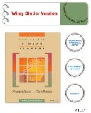 Elementary Linear Algebra Applications Version 11th 2014 9781118474228 Front Cover